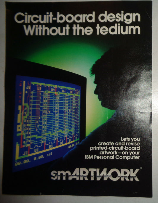 smARTWORK 1.4 r3 by Wintek Demonstration Disk, 1985 Circuit-board design for PCs