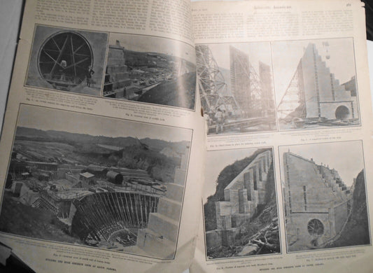 Building Huge Concrete Locks At Gatun Panama - April 2, 1910 Scientific American
