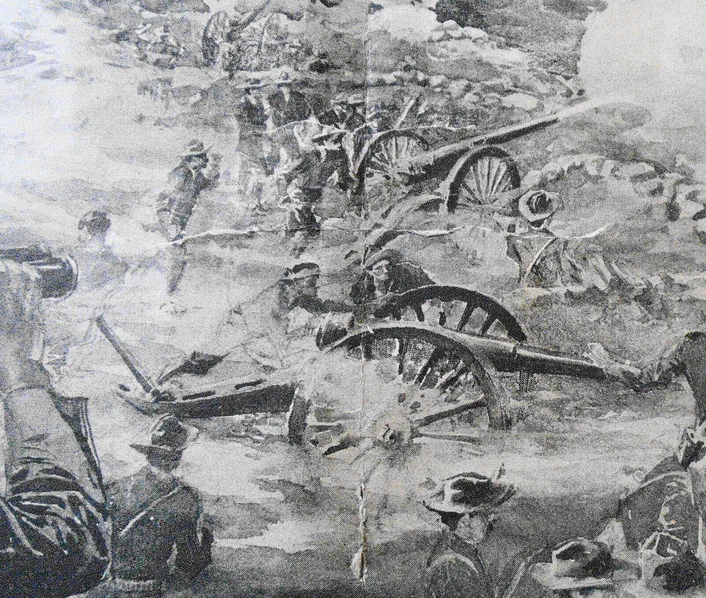 The Battle Before Caloocan, Philippine–American War, 1899 Harper's Weekly