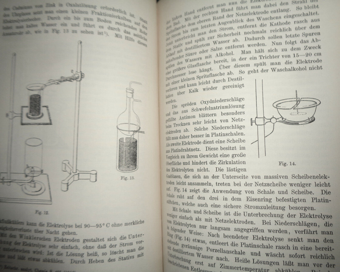 Elektroanalytische Methoden by William C Treadwell. 1915 First edition Hardcover