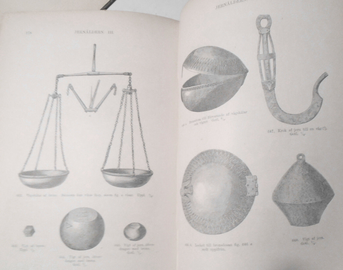 1873 Antiquites suedoises arrangees et decrites par Oscar Montelius. 1st edition