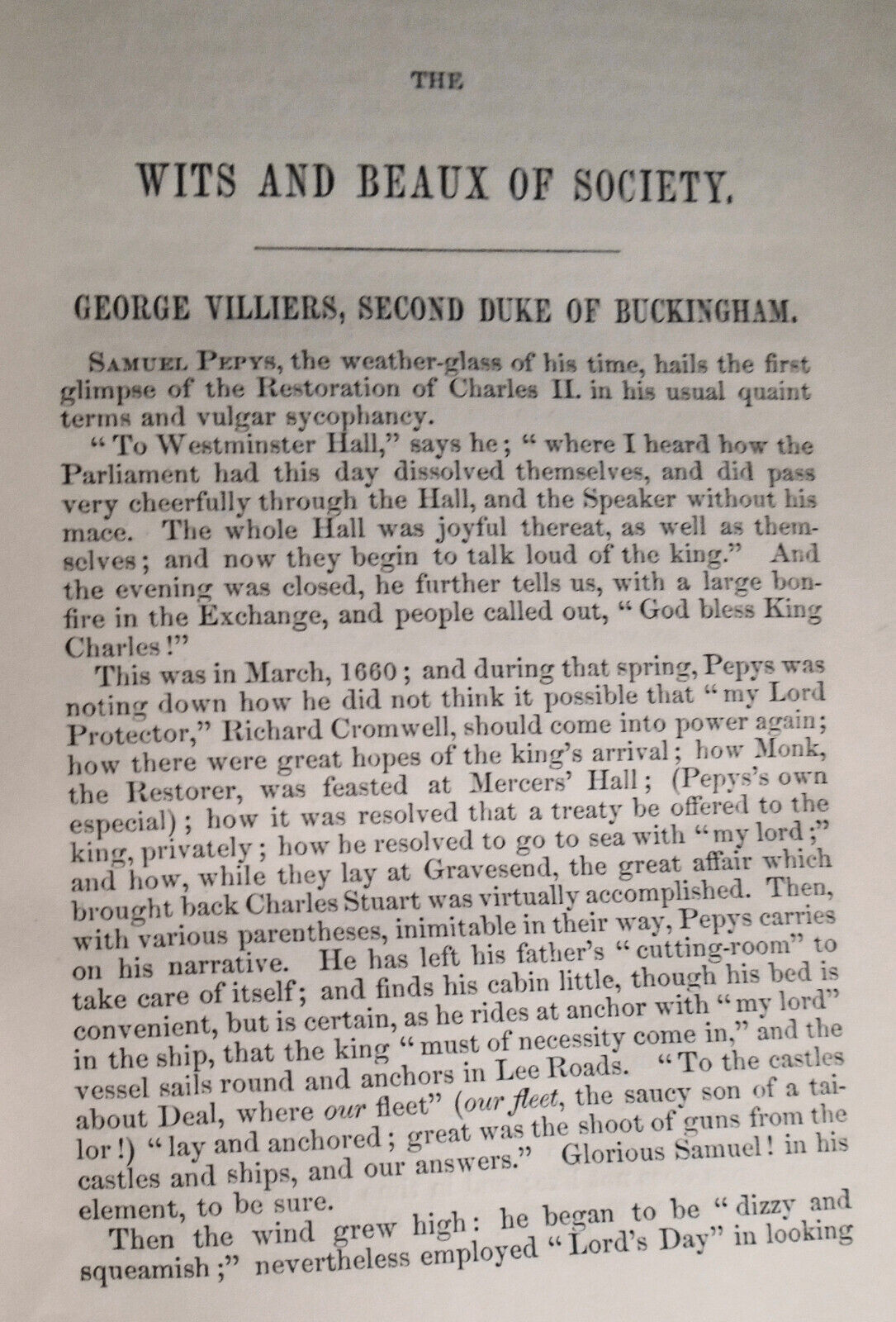 1861 The Wits And Beaux Of Society, by Grace and Philip Wharton. 1st edition.