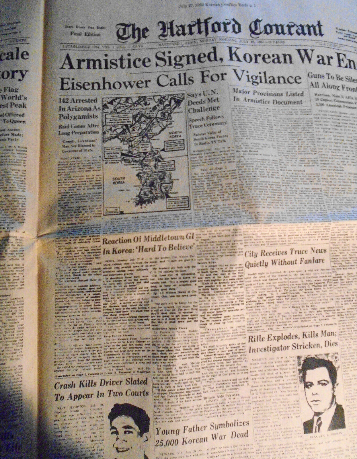 The Connecticut Courant -  historic issues 18th - 20th century reprints