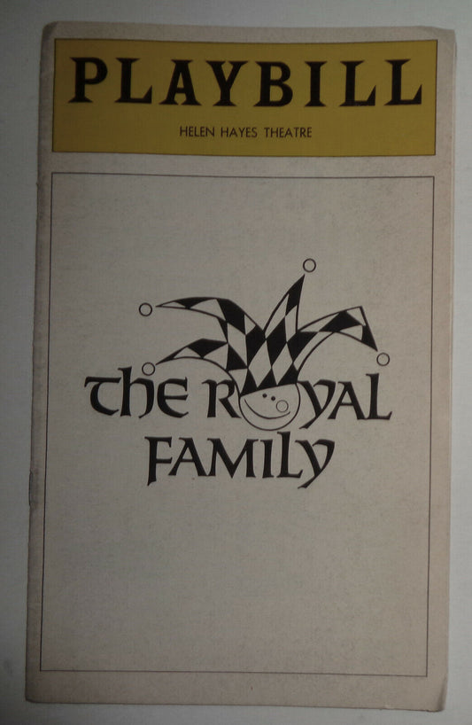 THE ROYAL FAMILY - PLAYBILL - OPENING NIGHT, DEC. 30, 1975 HELEN HAYES THEATRE