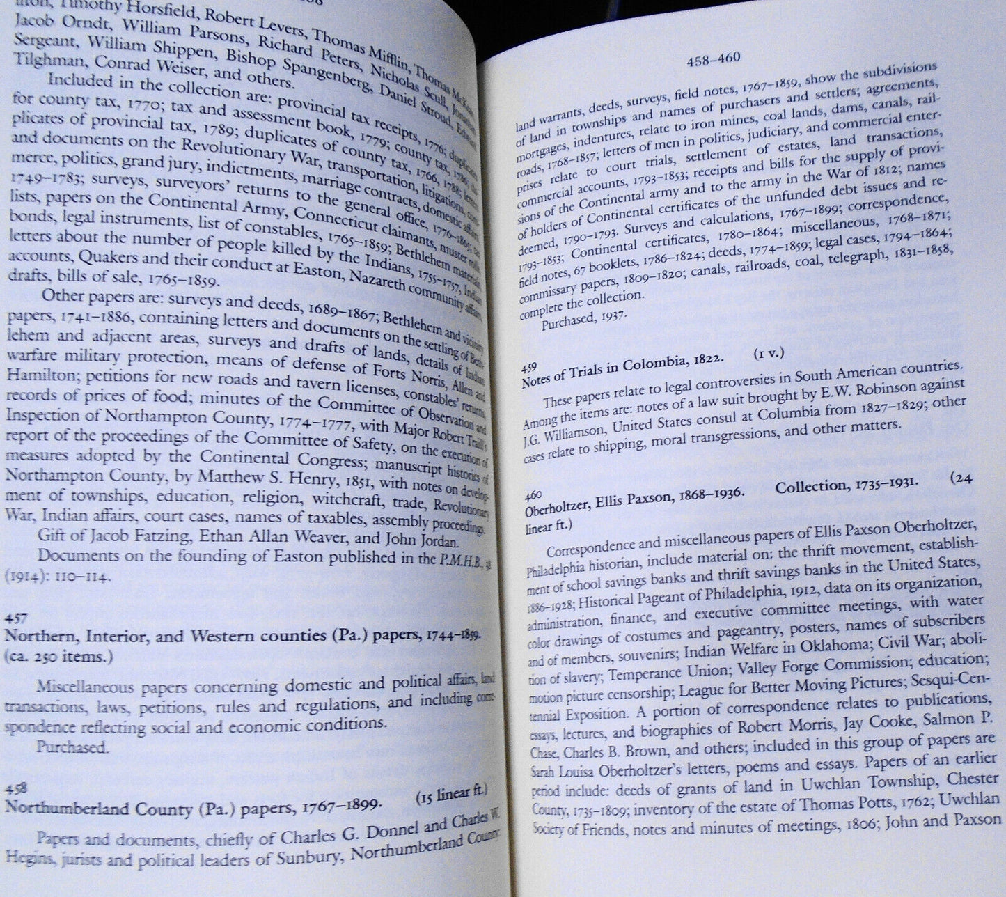 Guide to the Manuscript Collections of the Historical Society of Pennsylvania.