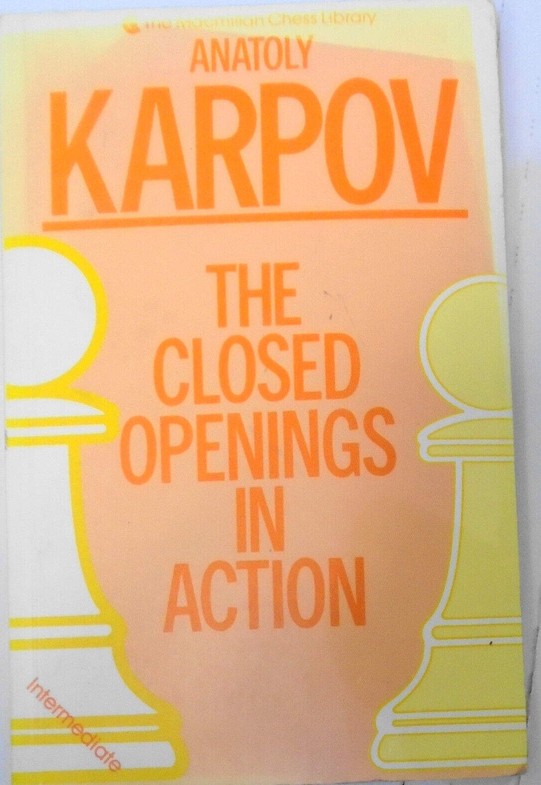 6 Chess books lot - Kasparov, Karpov, Strategy, Openings, Tactics...