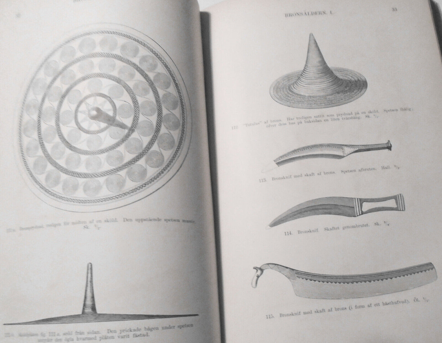 1873 Antiquites suedoises arrangees et decrites par Oscar Montelius. 1st edition