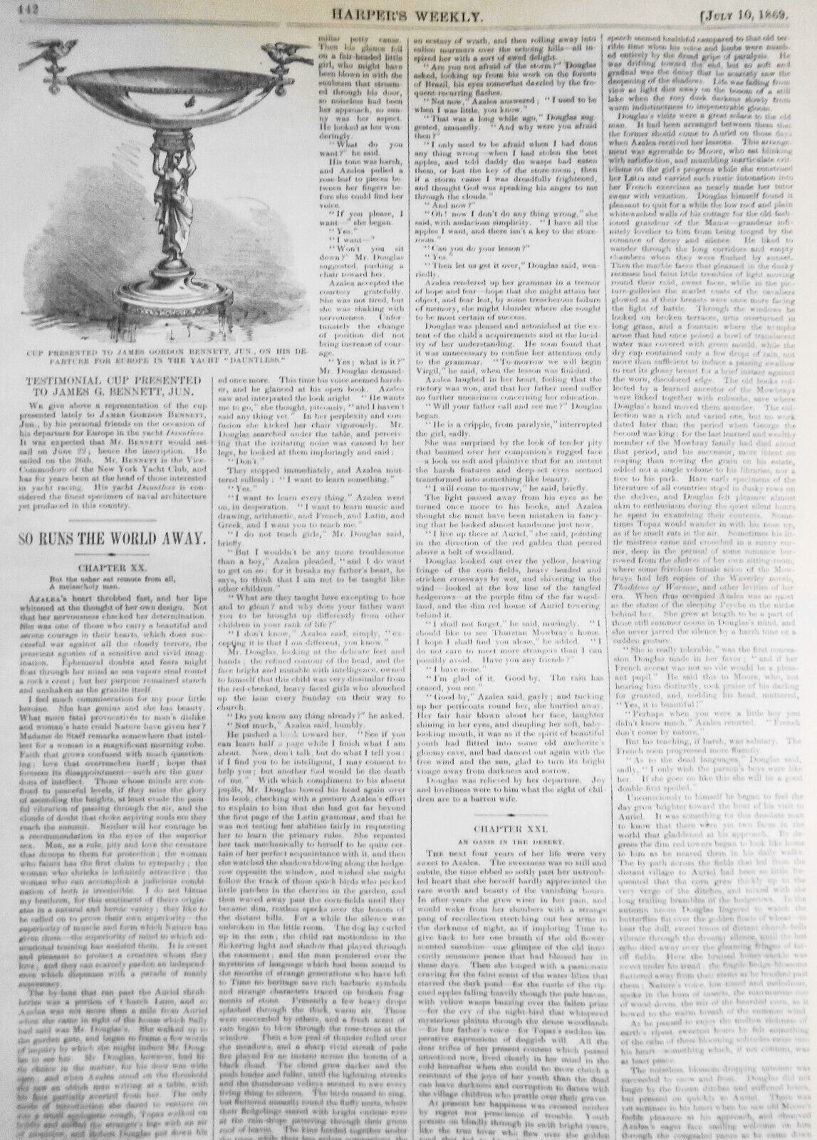 The Summit of Mount Washington by Winslow Homer in Harper's Weekly July 10, 1869