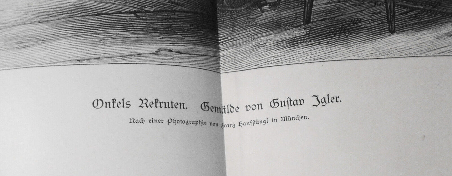 Onkels Rekruten, von Gustav Igler -- 1886 - 22 x 16 inches