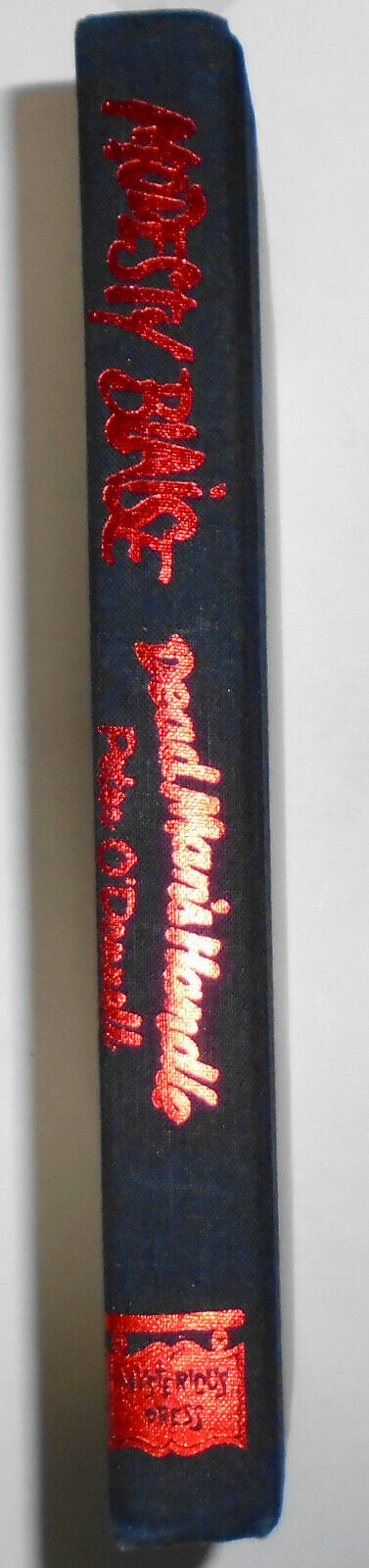 Modesty Blaise. Dead man's handle, by Peter O'Donnell. 1986 First edition.