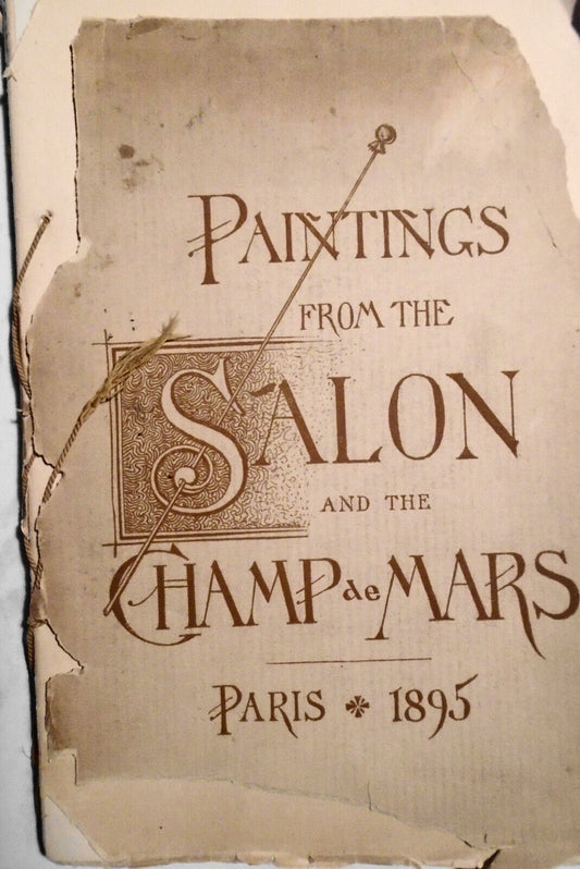 Paintings From The Salon And The Champ De Mars - Paris. 1895. Jordan Art Gallery