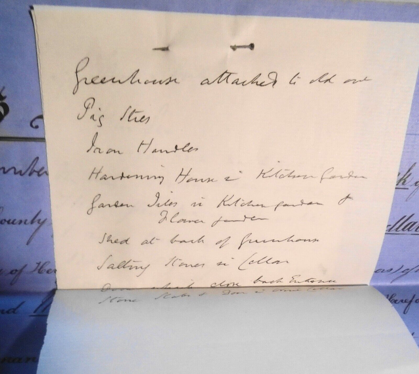 1882 Lease indenture. Hereford, England