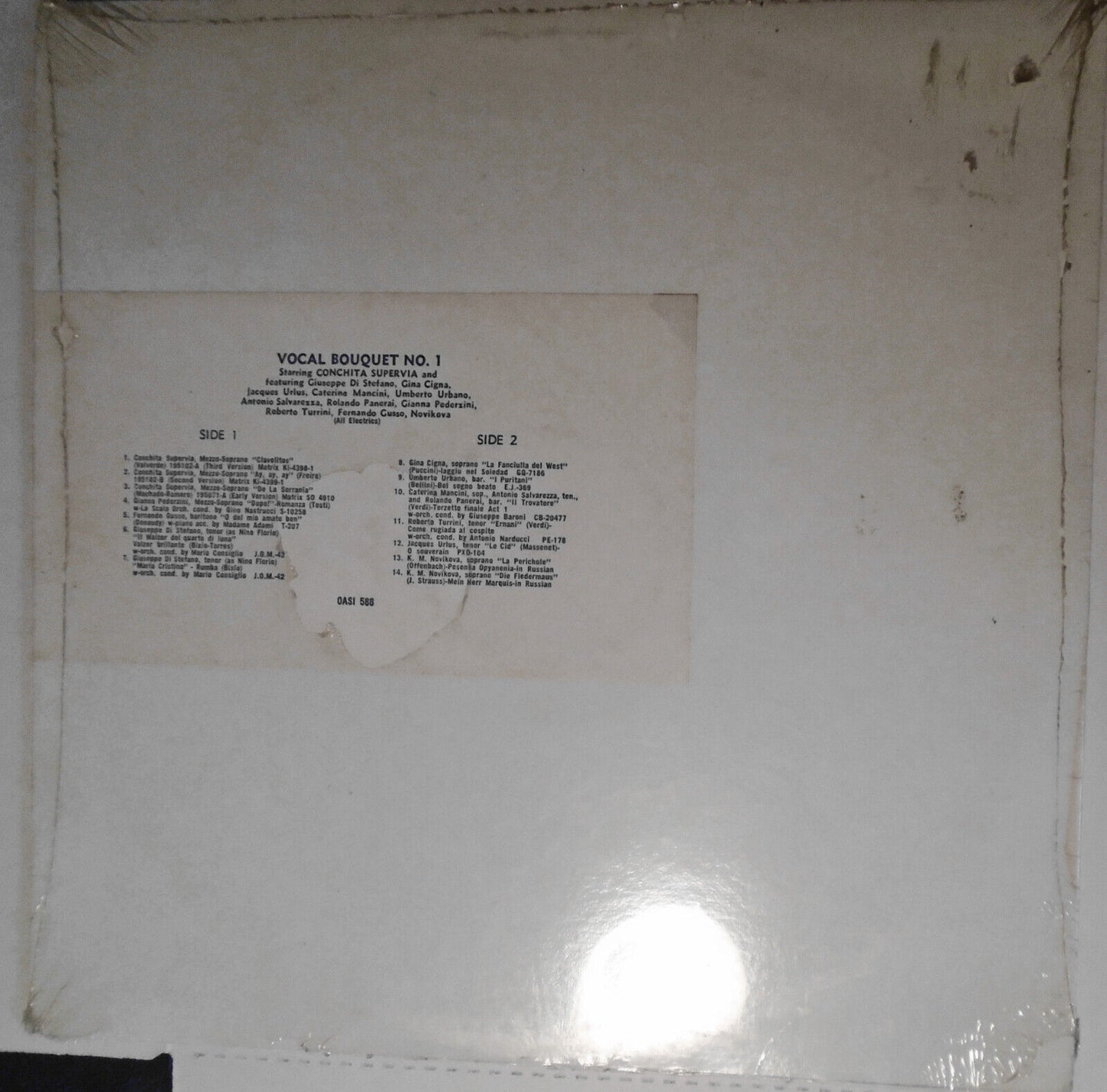 Conchita Supervia :  Vocal Bouquet No. 1 - LP -  ***SEALED***