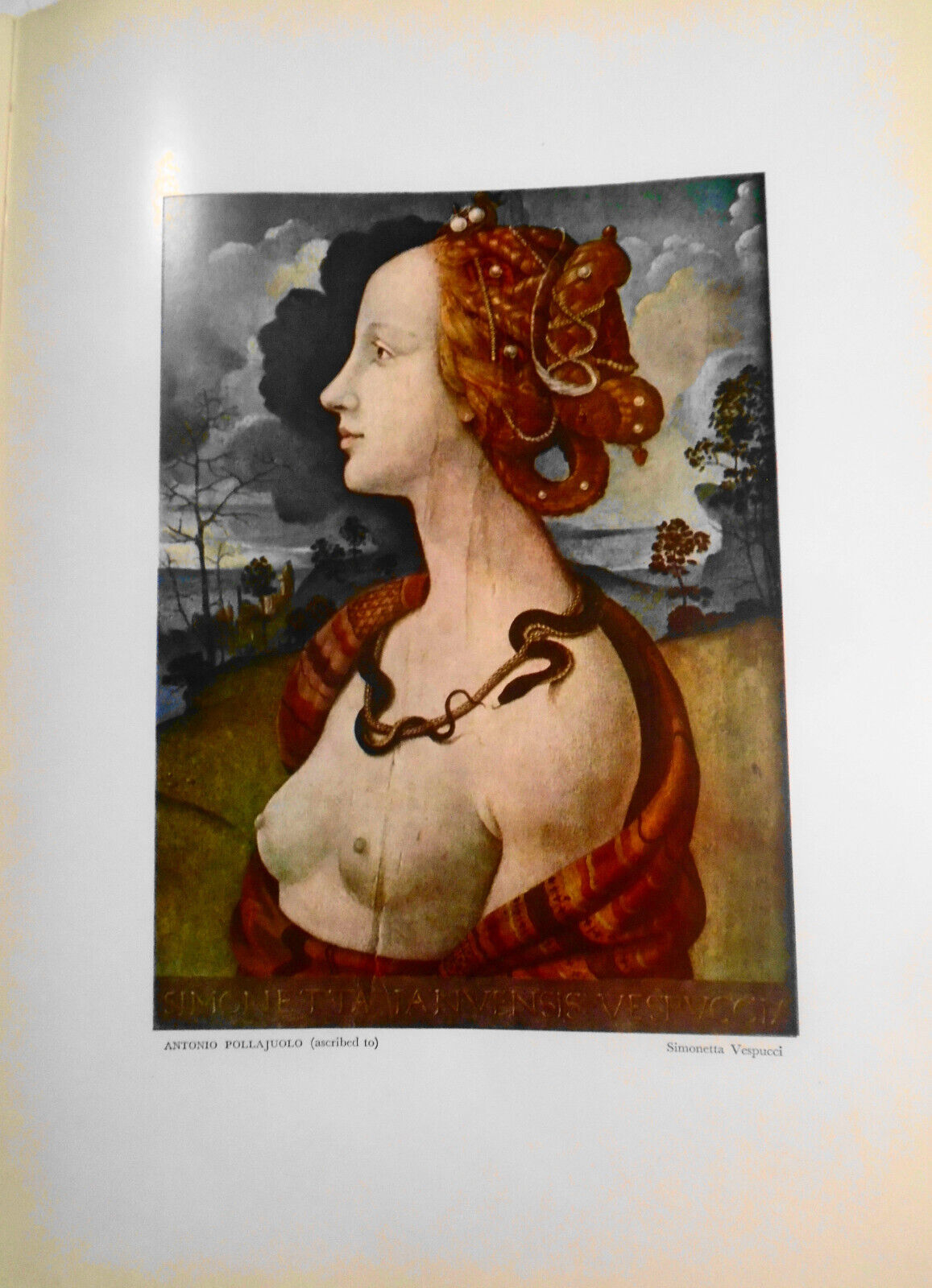 Simonetta Vespucci, by Piero Di Cosimo --  from Verve  Vol. II, No. 5/6 1939
