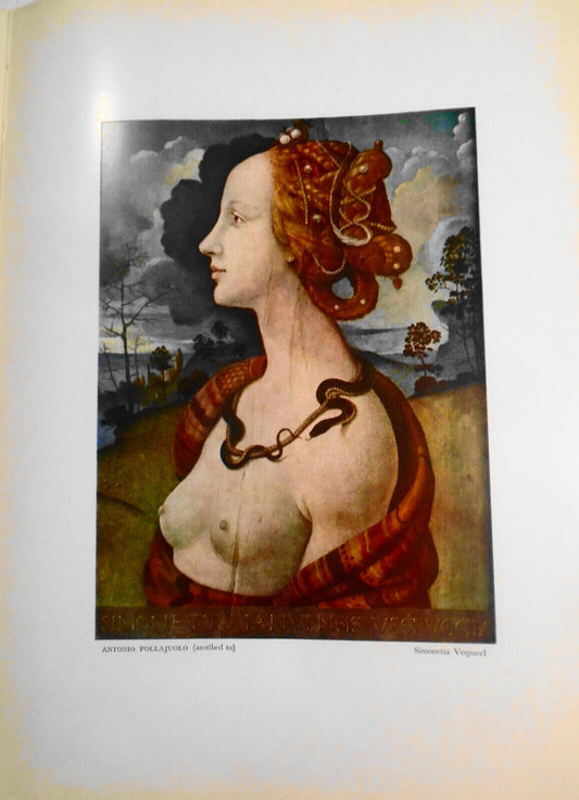 Simonetta Vespucci, by Piero Di Cosimo --  from Verve  Vol. II, No. 5/6 1939