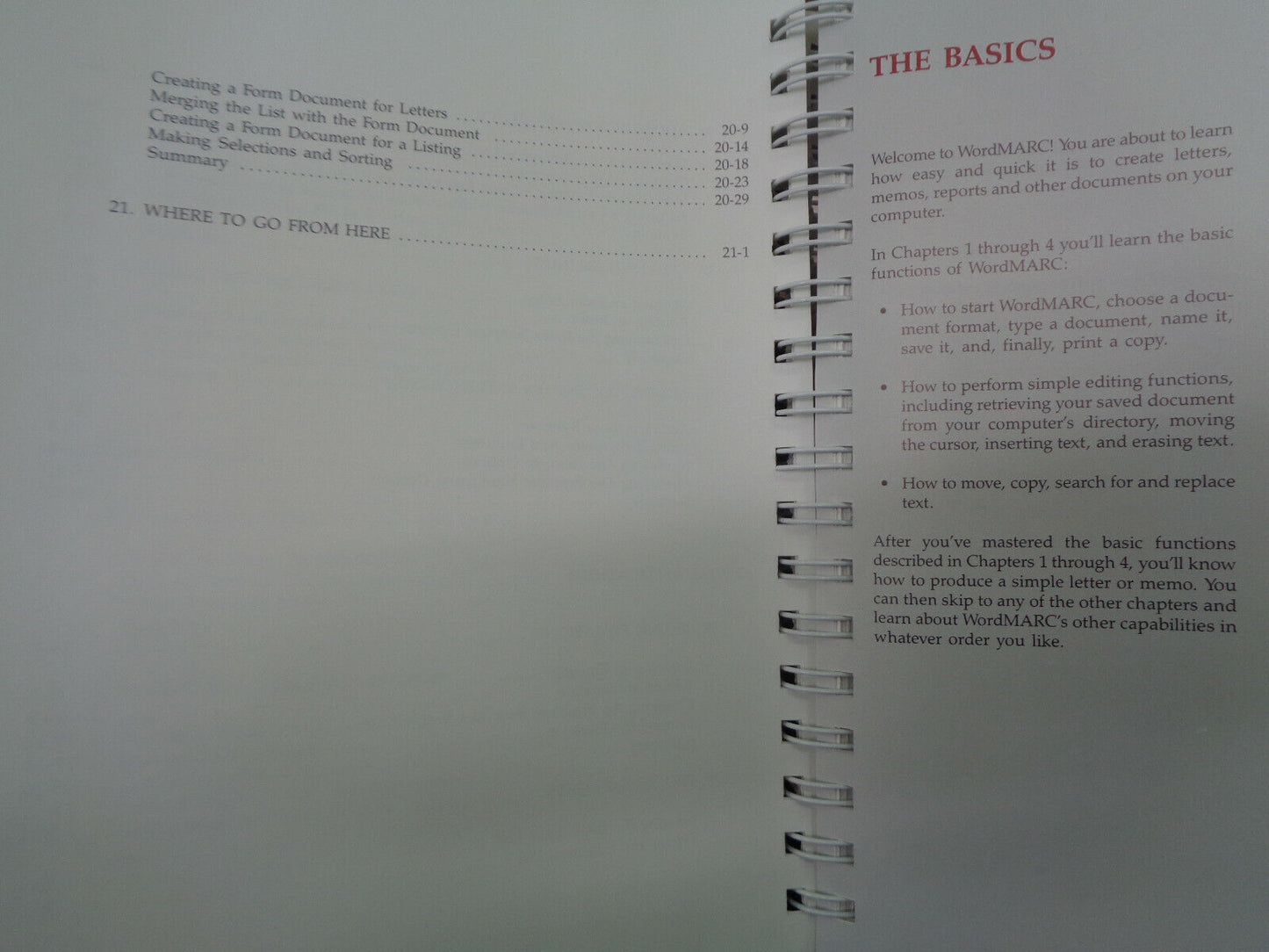 WordMARC Composer - 1986, by MARC Software. Scientific word processor for IBM PC