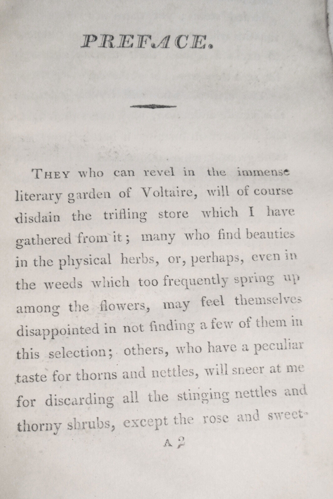 [Voltaire] Voltairiana, by Mary Julia Young - 4 Volumes, 1805 first edition