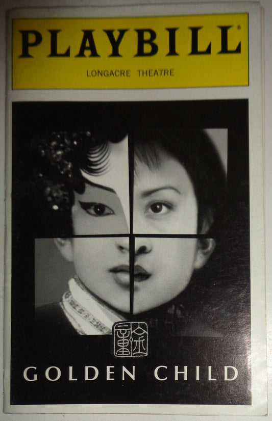 GOLDEN CHILD - PLAYBILL - OPENING NIGHT, APRIL 2, 1998 LONGACRE THEATRE