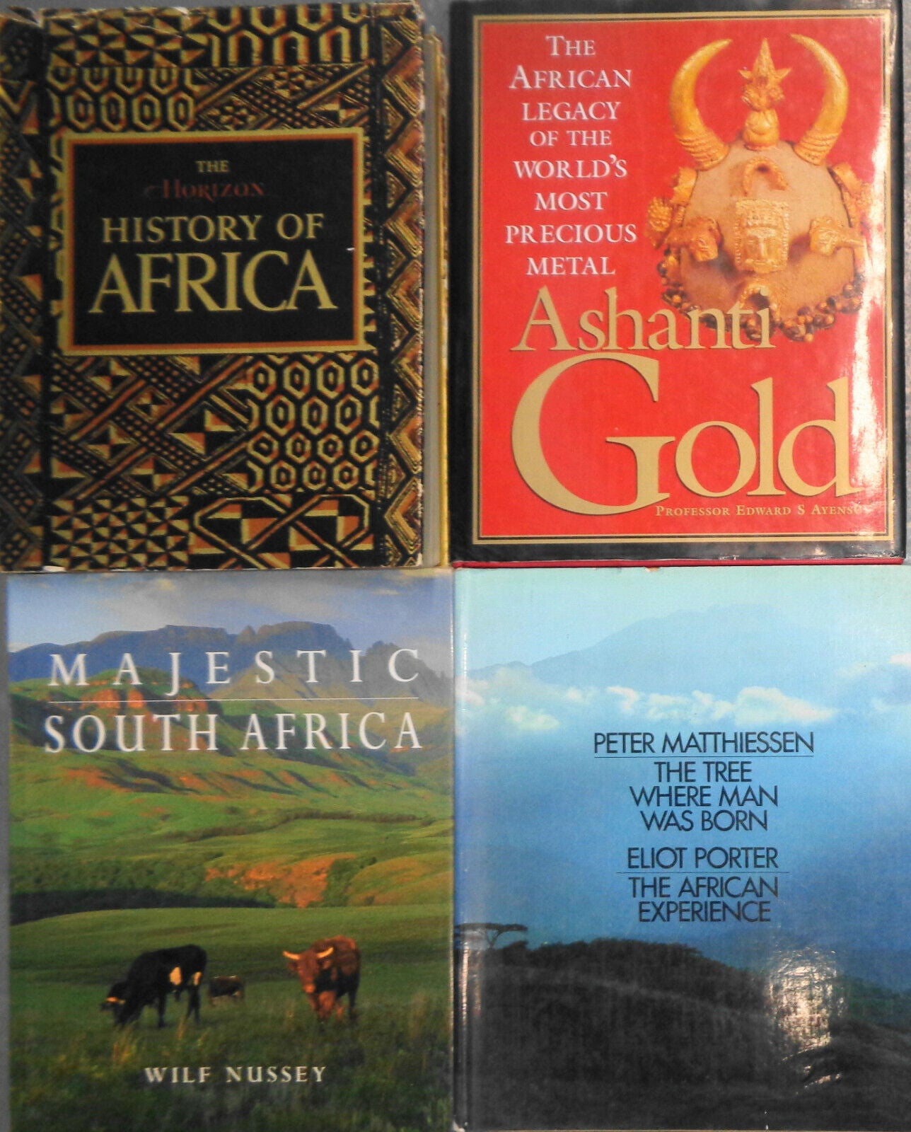 African history - lot of 4 large hardcover picture books