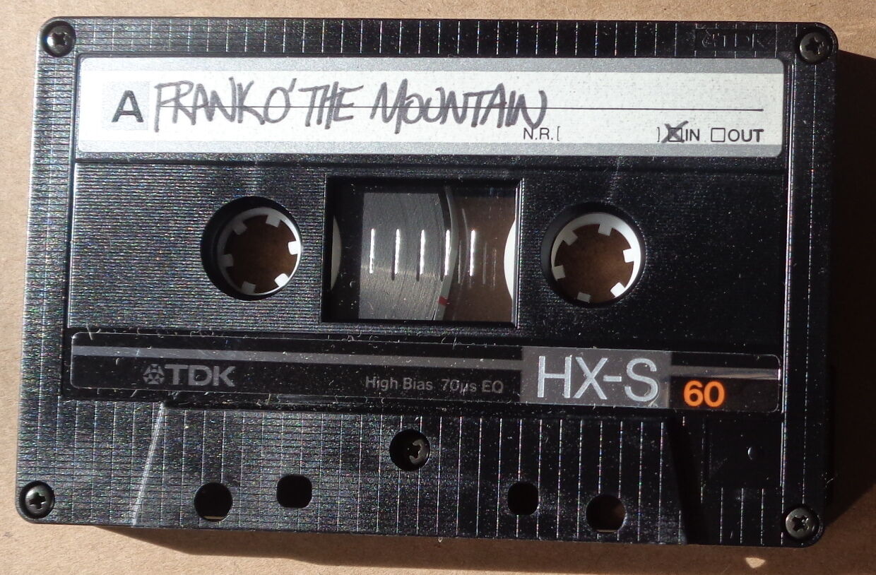 Frank O' The Mountain - Rare rock Demo Cassette Tape - 1991 China Club, New York
