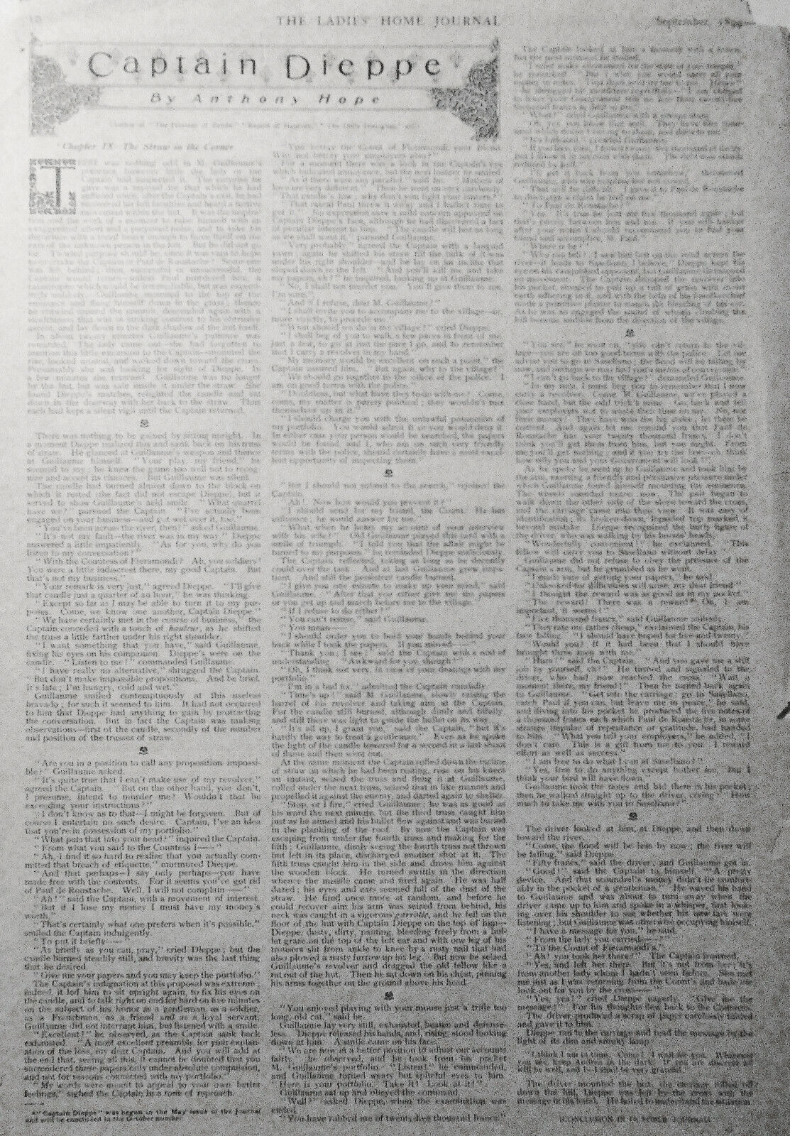 The Social Side of the Trolley - Ladies' Home Journal, September 1899 Print