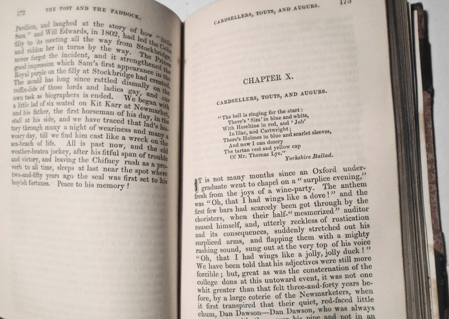 1862 [Horse racing]. The Post and the Paddock, by Henry Hall Dixon (The Druid).