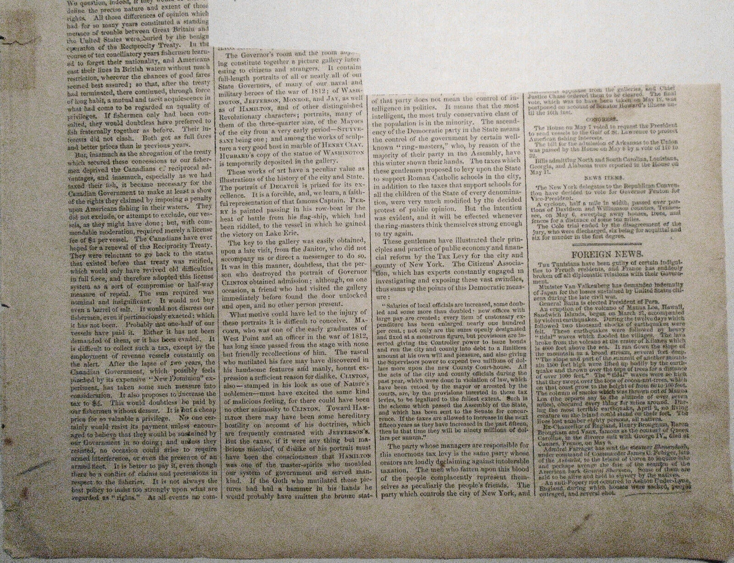 Minnehaha Falls / Falls Of Snoqualmie River - 2 Prints & Stories - 1868 HW