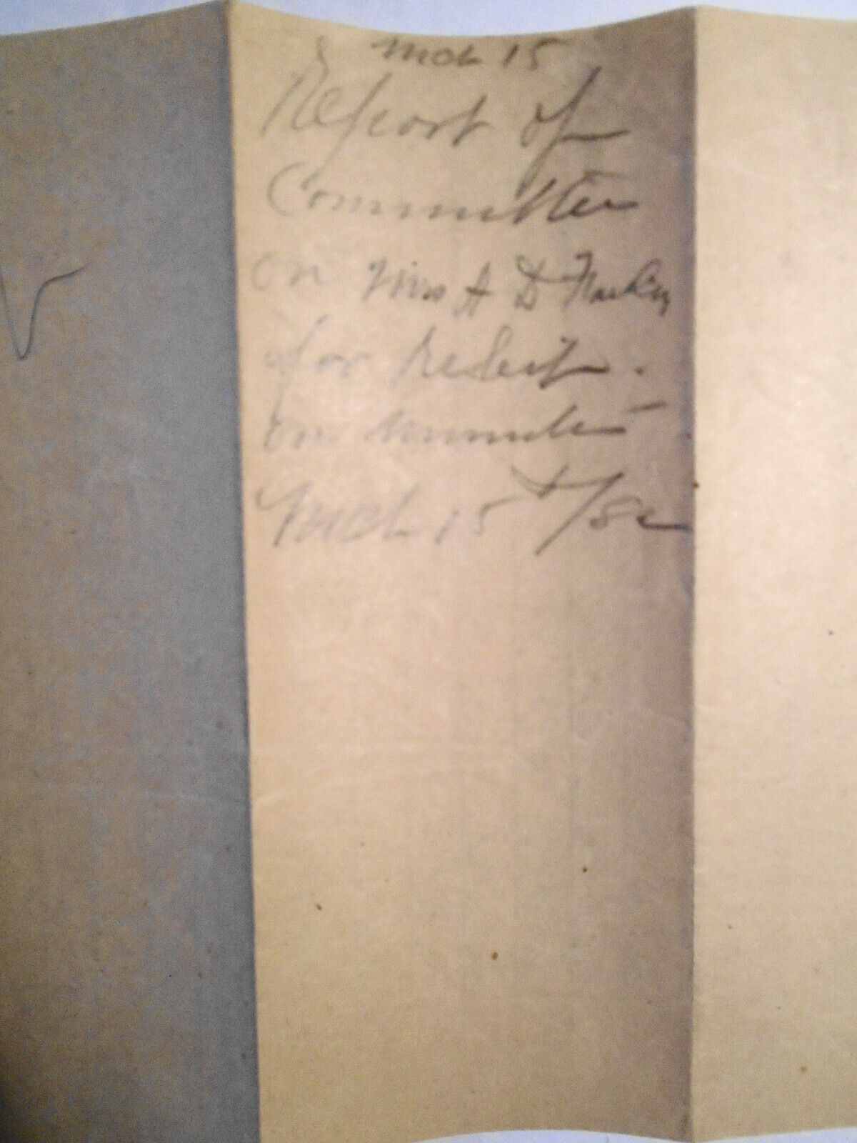 1882 Two handwritten Masonic Lodge docs (report & lettter), on a dues dispute.