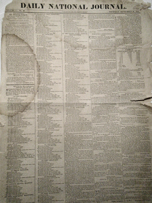 DAILY NATIONAL JOURNAL September 30, 1824