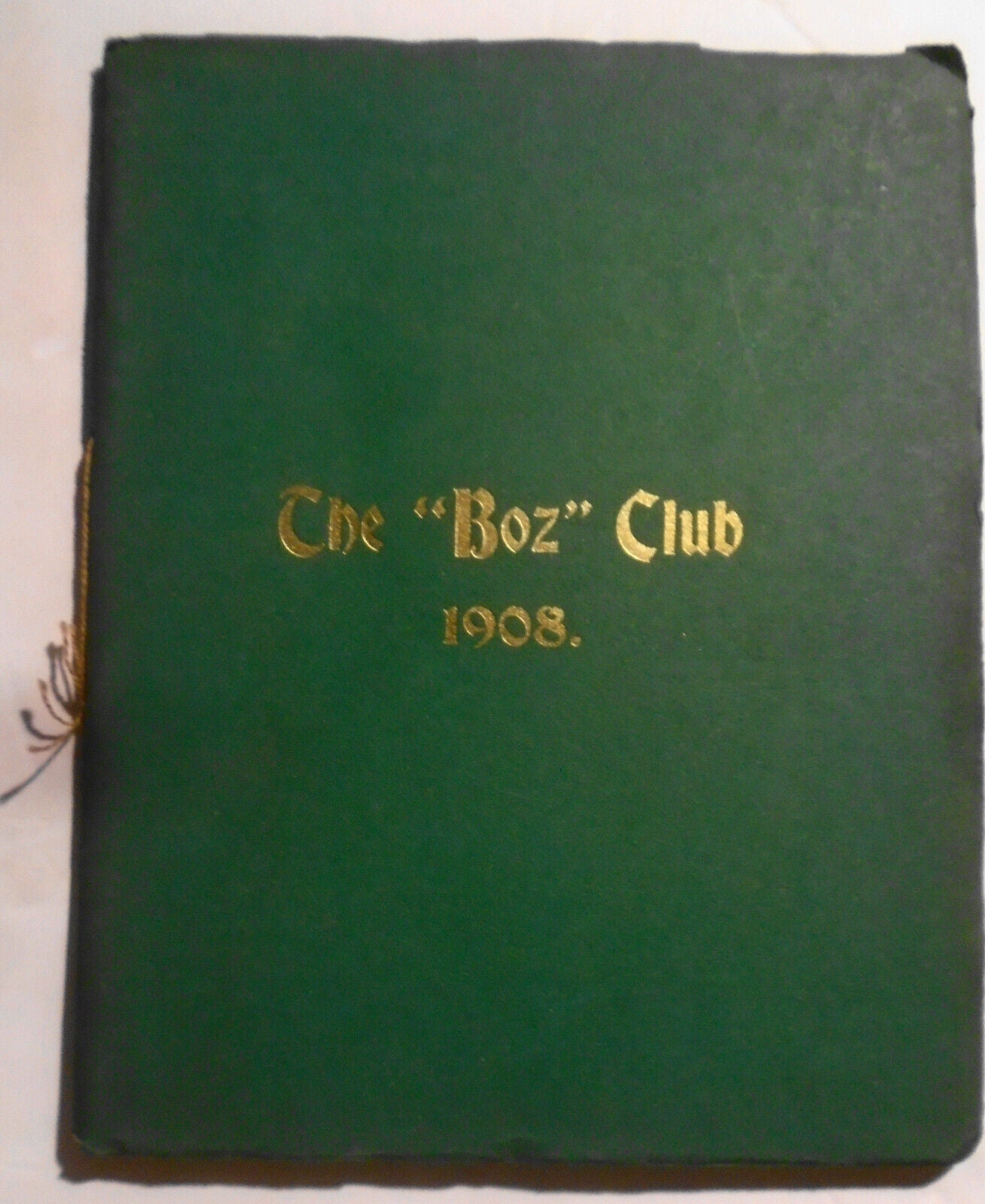 [Charles Dickens] 1900-1914 BOZ Club Papers, Annual Dinner, Correspondence, etc