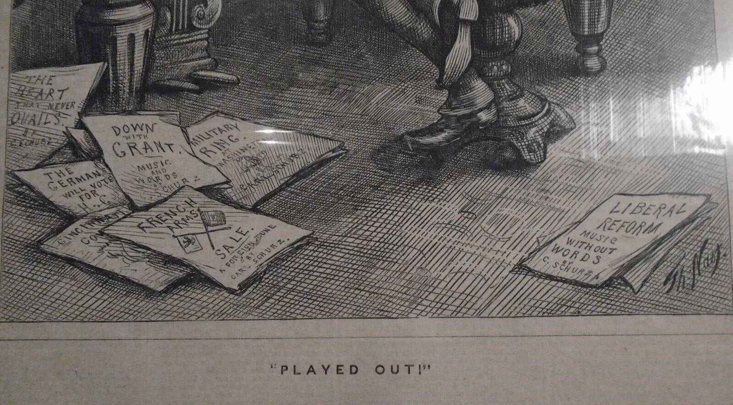 [Ulysses S. Grant]   "Played Out", by Thomas Nast.