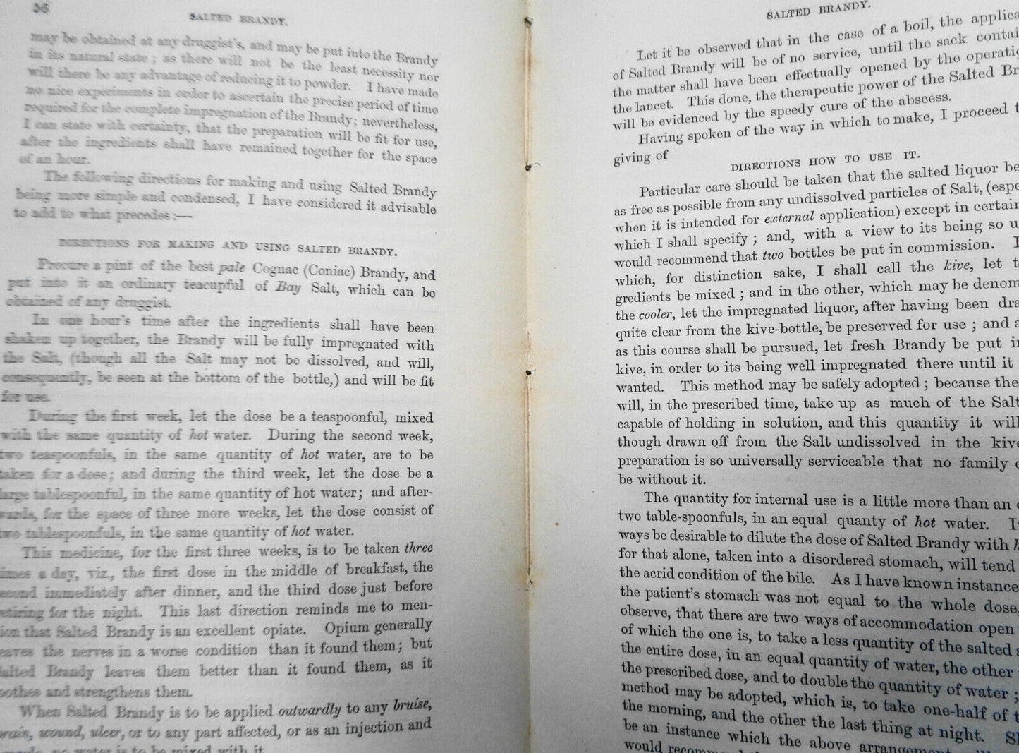 1865 The excellent properties of salted Brandy, as a most efficacious medicine..