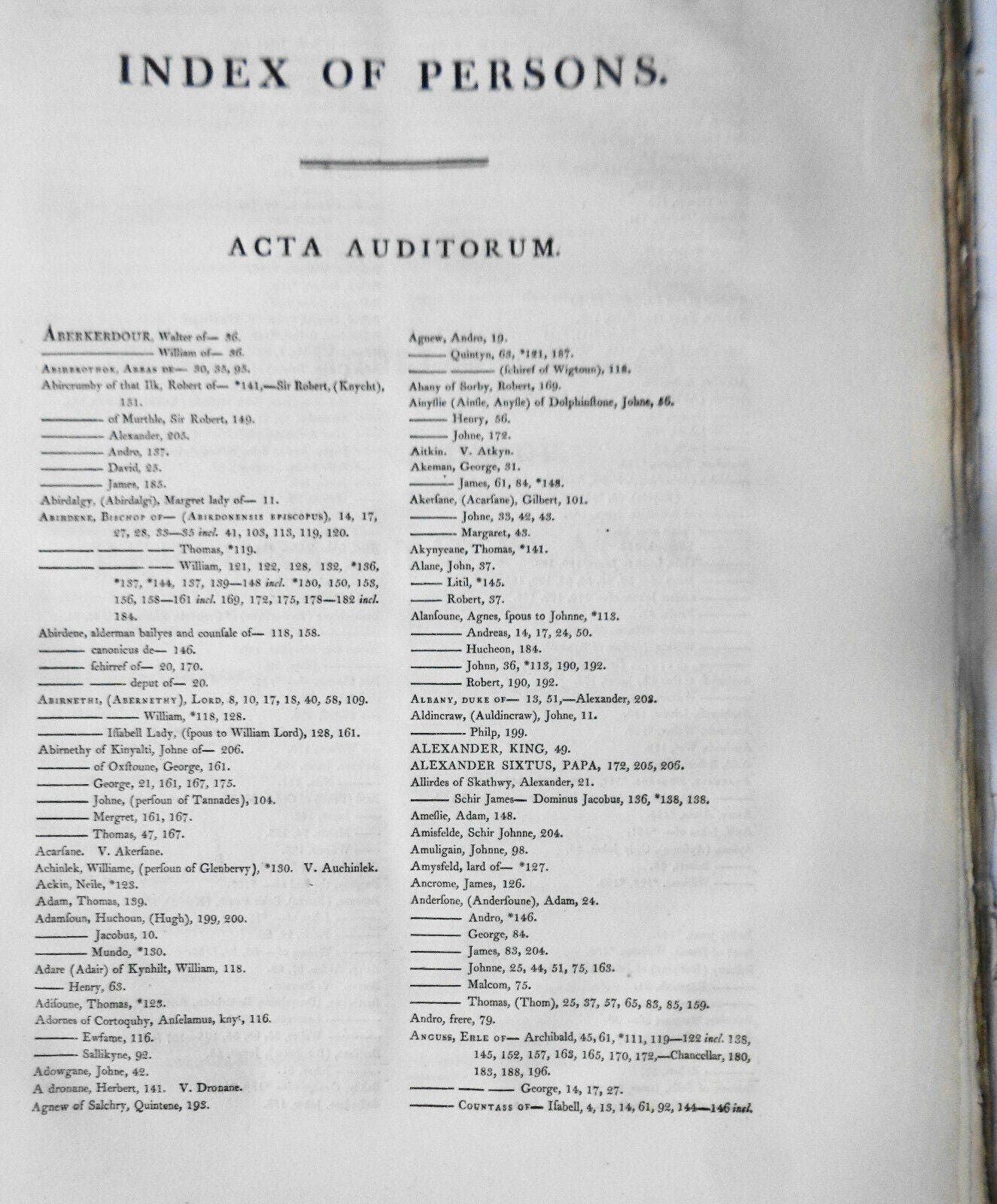 1839 - The Acts of the Lords Auditors of Causes & Complaints, A.D. 1466-1494.