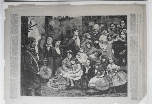 Punch and Judy in the Drawing Room. Harper's Weekly January 6, 1872