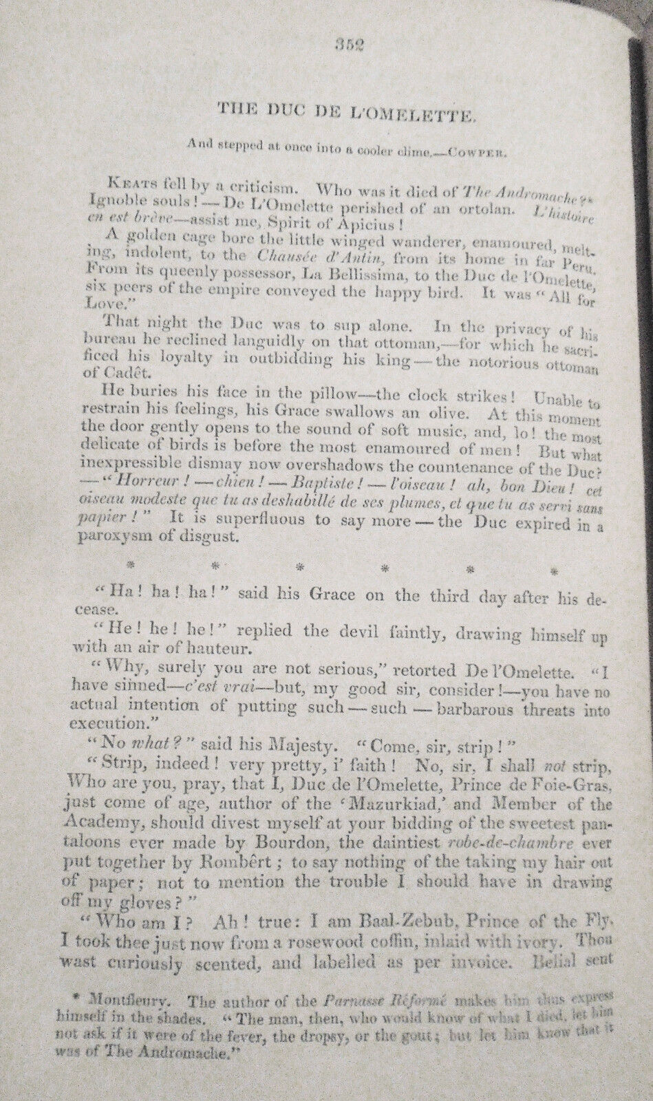 1840 Edgar Allan POE : The Fall of the House of Usher - in Bentley's Miscellany