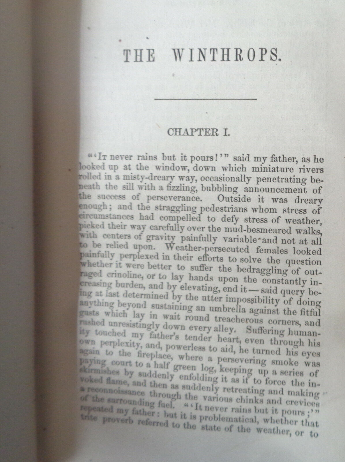 1864 THE WINTHROPS, by Mrs. J. R. Beckwith. First edition