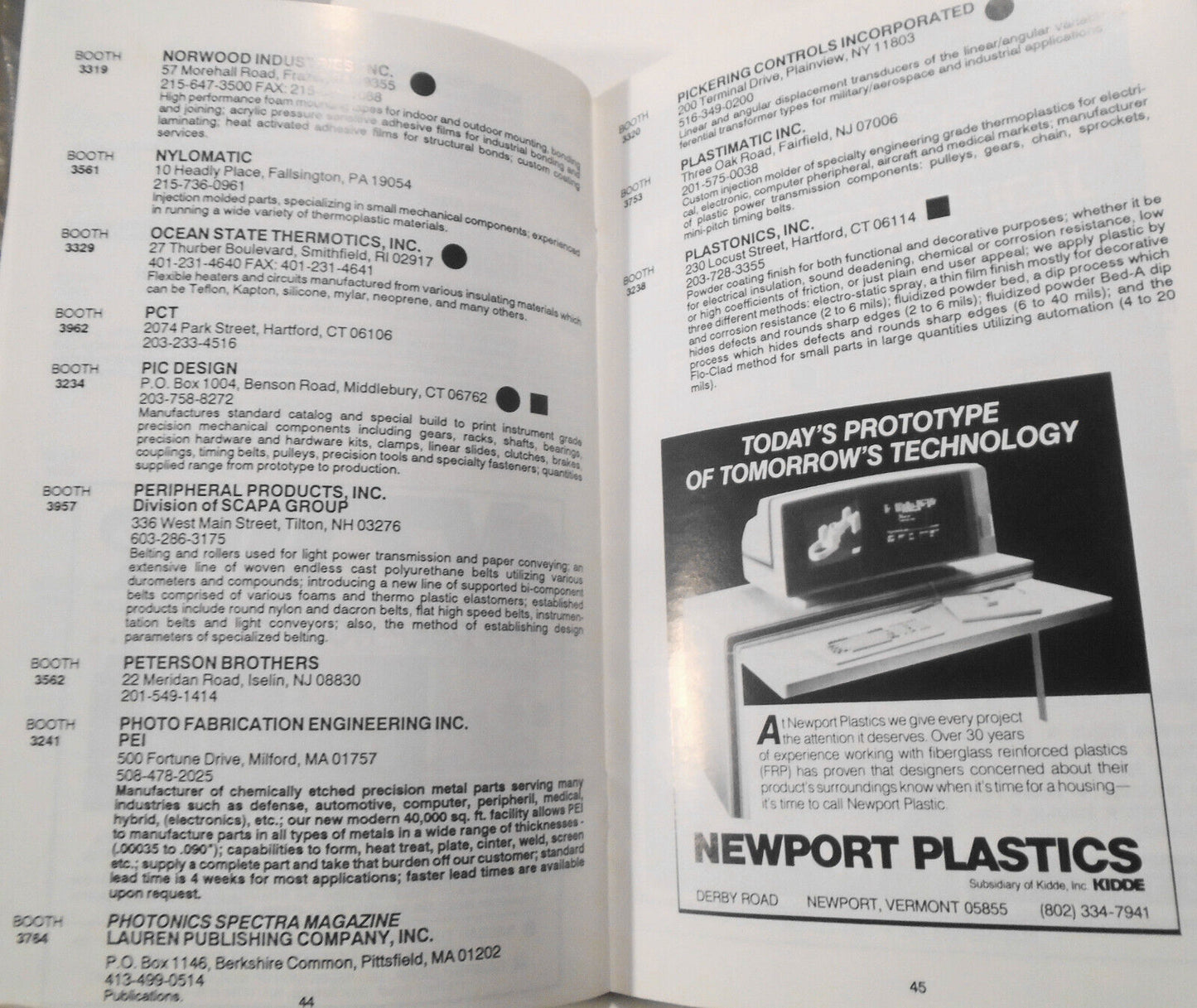 1989 Design Engineering Show & Conference Official Directory & Buyers' Guide. NY