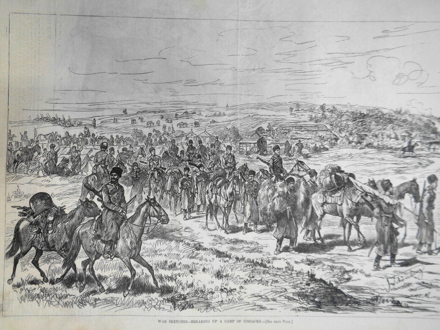 Harper's Weekly - Sept 1, 1877  - The Smallbreed (Black) Family at Seashore; etc