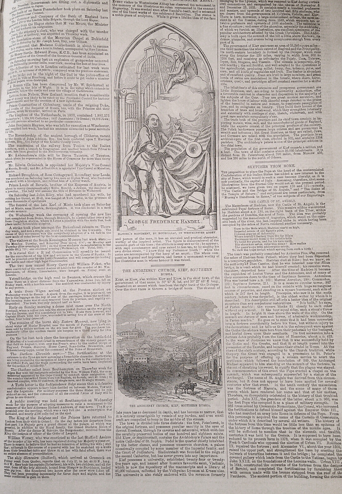 Illustrated London News, August 13, 1859. Sovereignty of the Seas; Great Eastern