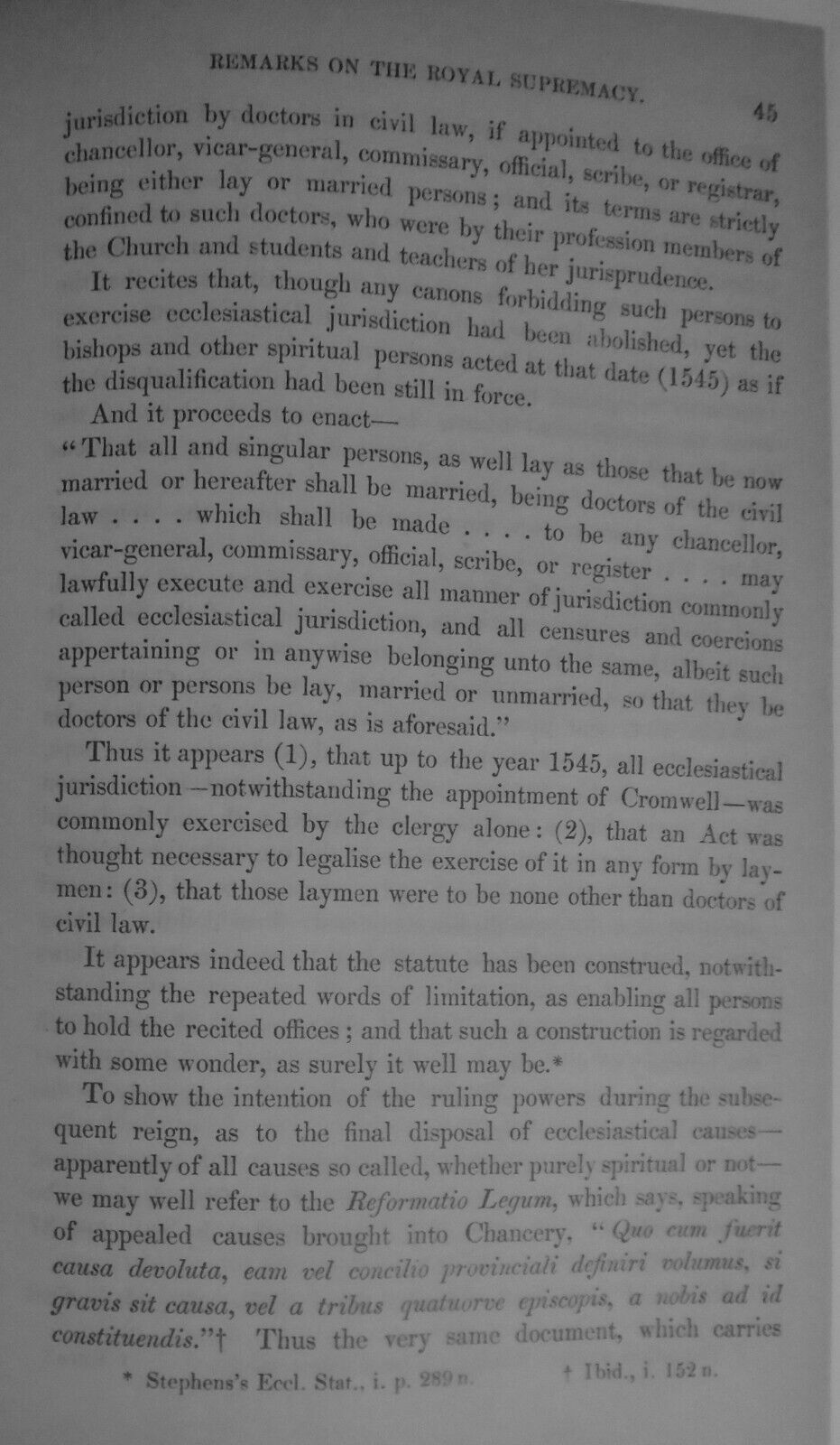 1850 Gladstone: Remarks on Royal Supremacy as It is Defined By Reason, History..