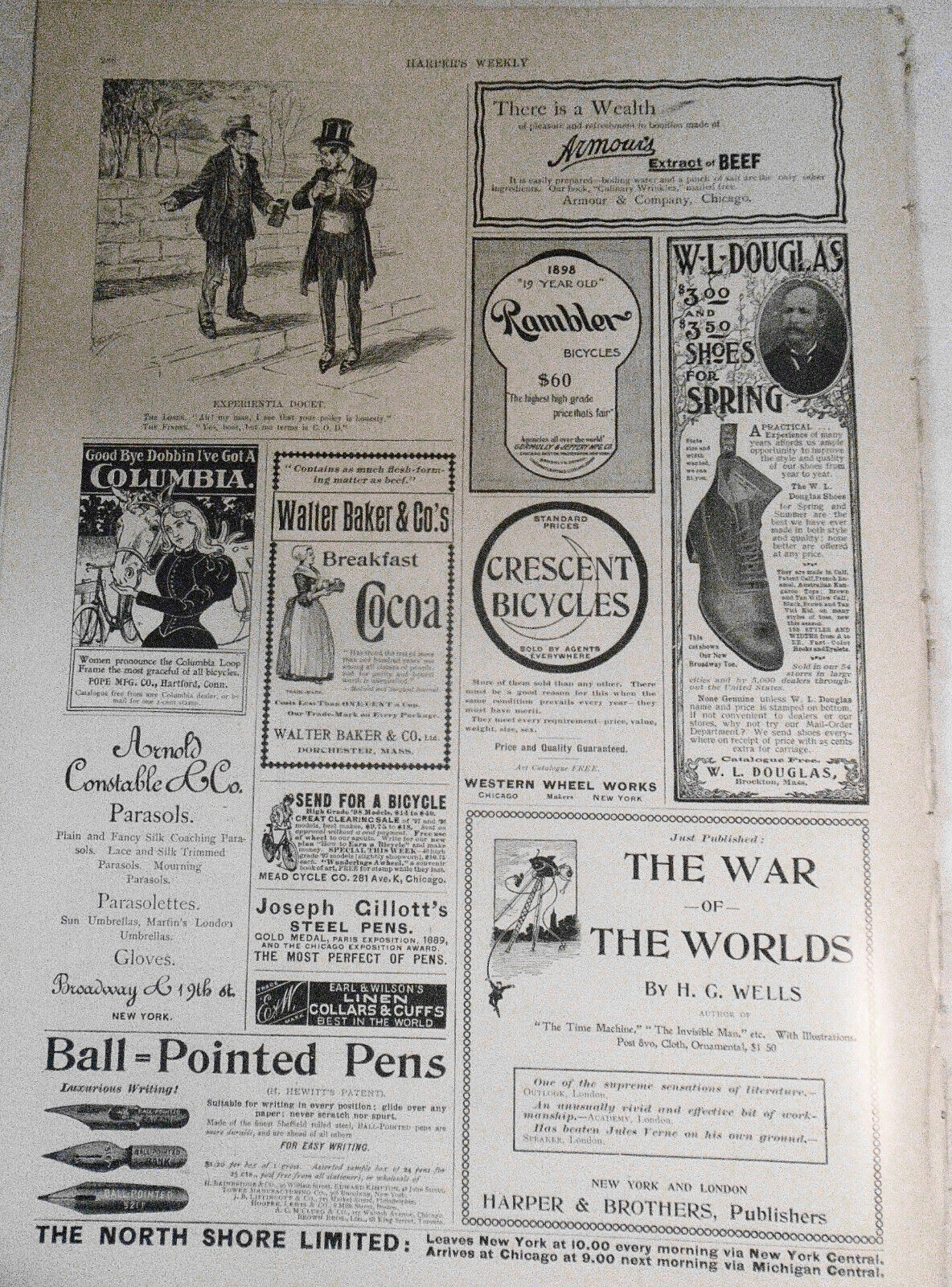 Harper's Weekly  March 19, 1898 - "Maine" Disaster, etc. Original Complete issue