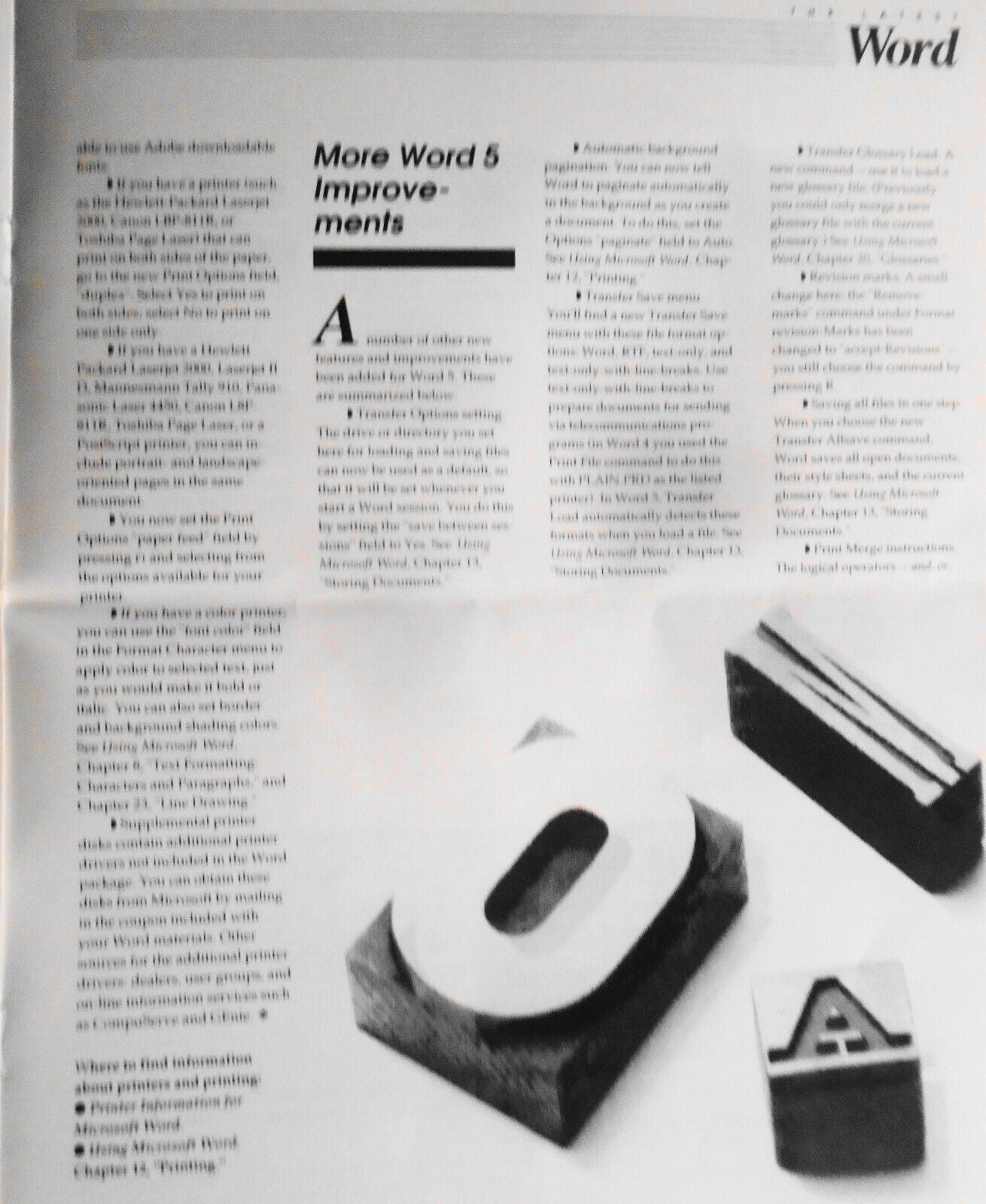 1988 "The Latest Word" - Microsoft Special one-time guide to Word 5.0