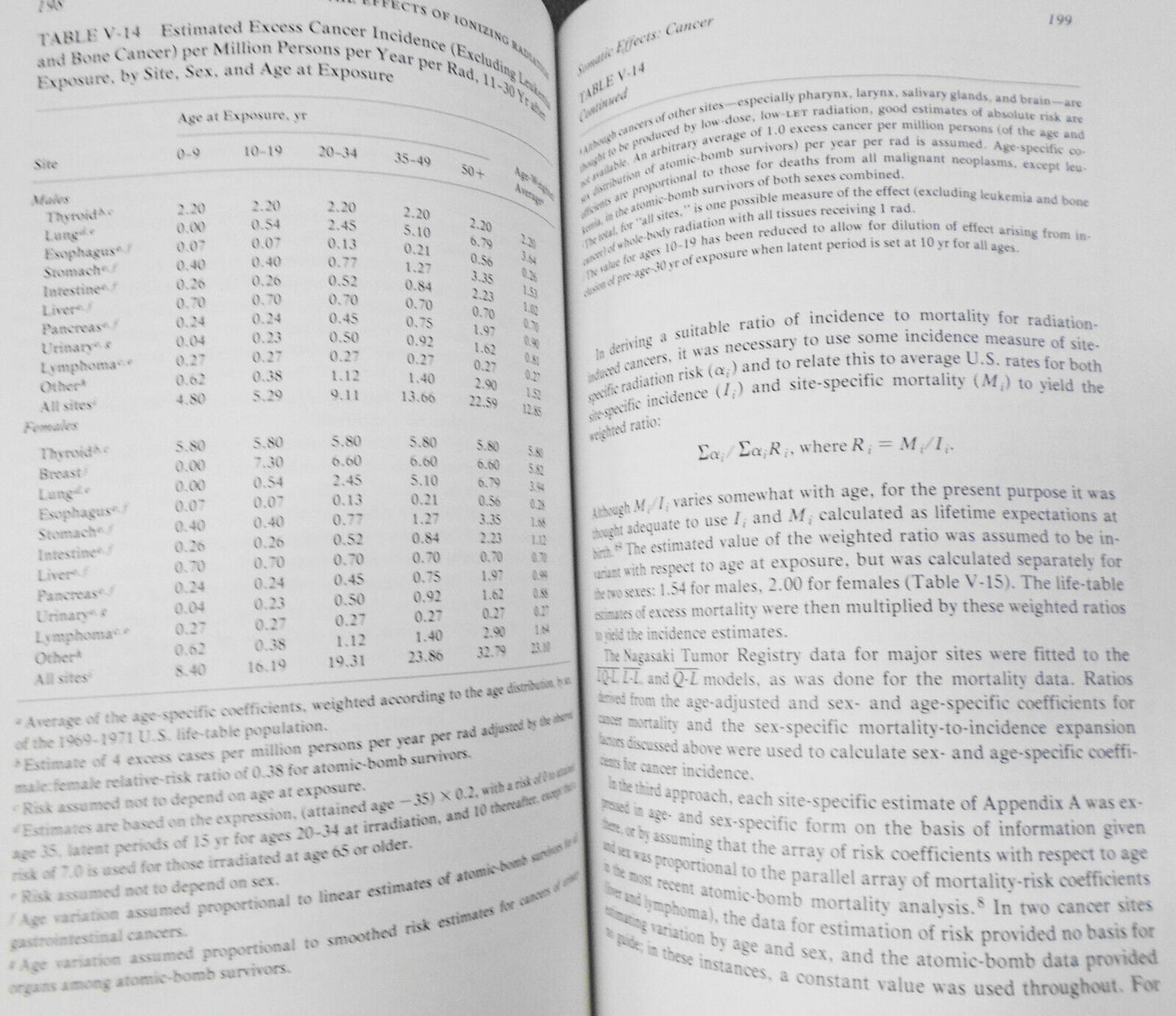 The Effects on populations of exposure to low levels of ionizing radiation, 1980