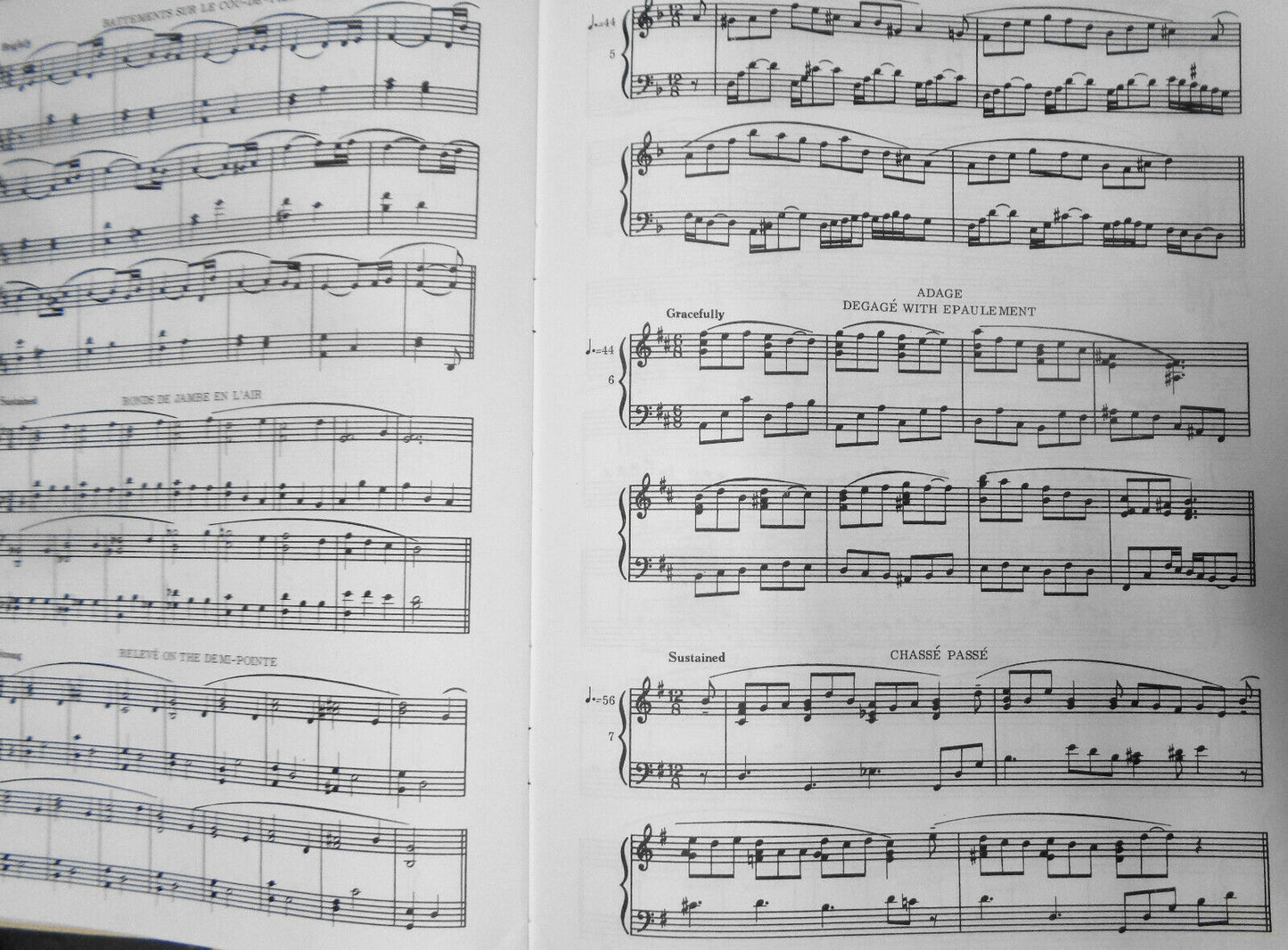 Music for the ballet grades, by Joan Hall.