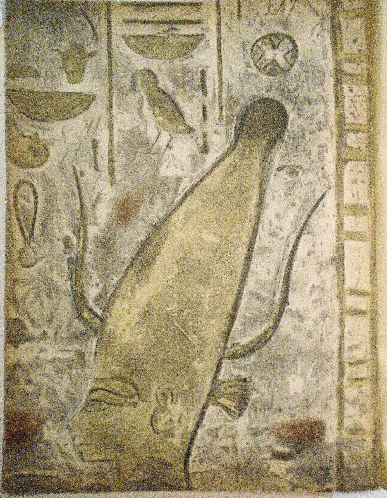 Constantin Guys: 2 Egyptian Bas-Reliefs - 1939 Verve original lithographs