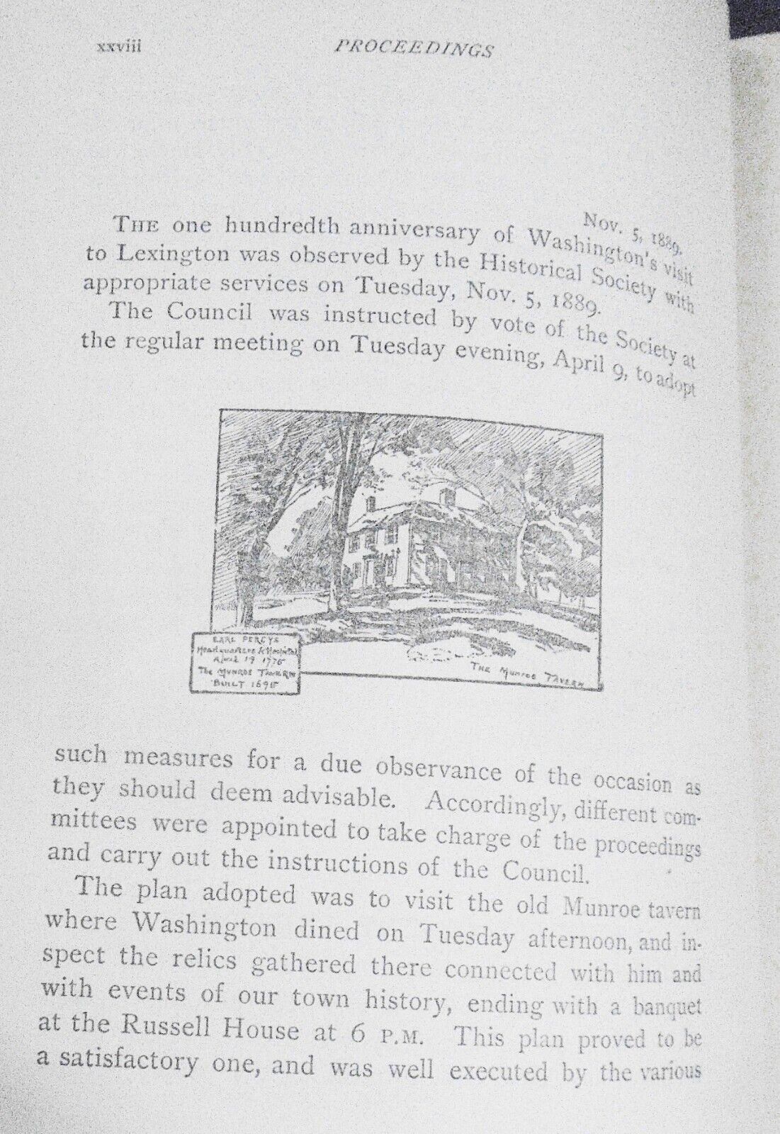 1890 Proceedings of Lexington Historical Society - Volume 1