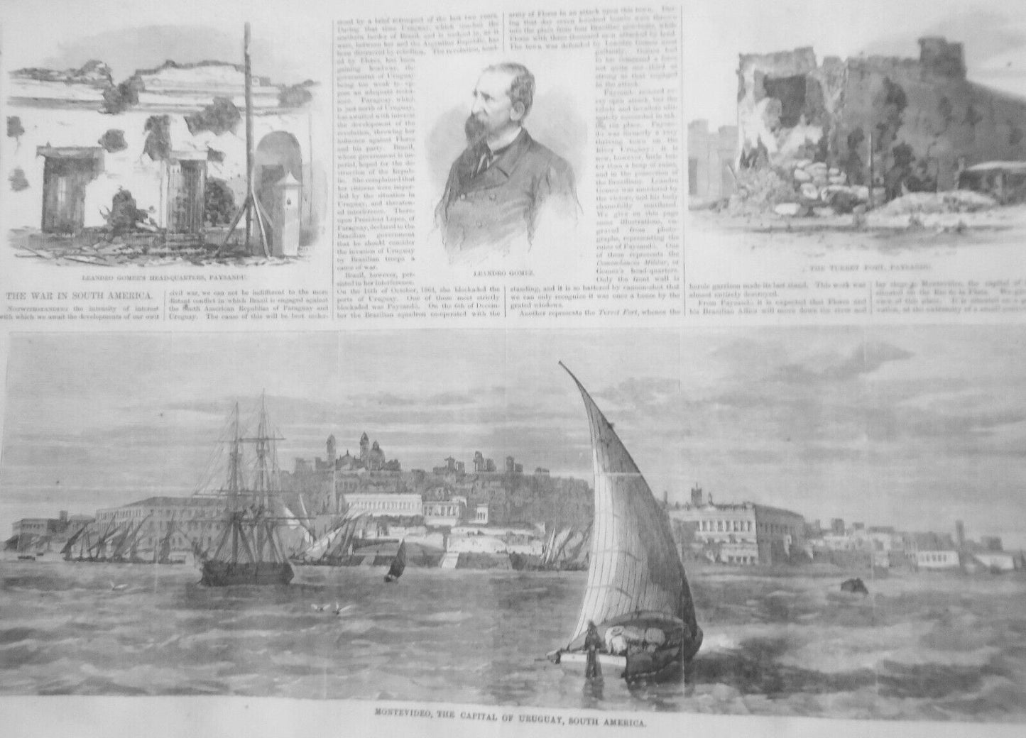 Harper's Weekly April 8, 1865 Original Complete issue. Burning of Columbia, SC..