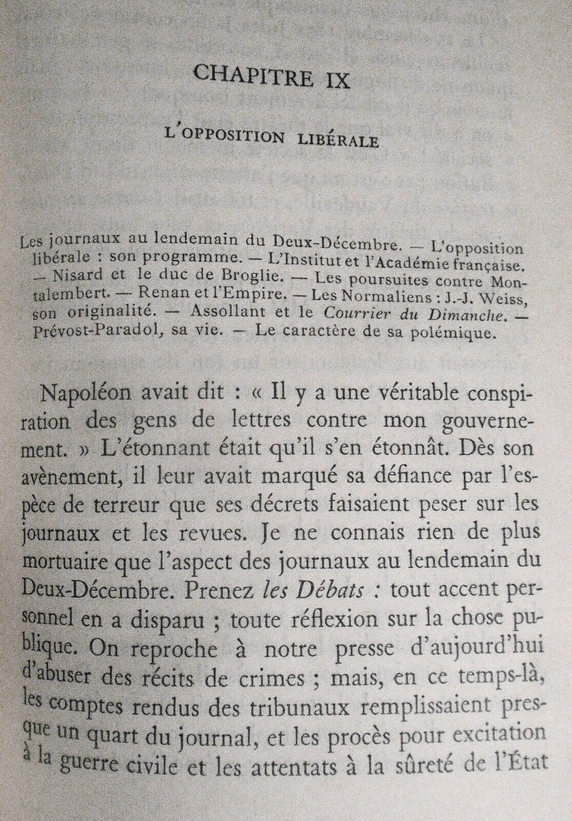 La Societe Francaise sous Napoleon III, par André Bellessort - 1932