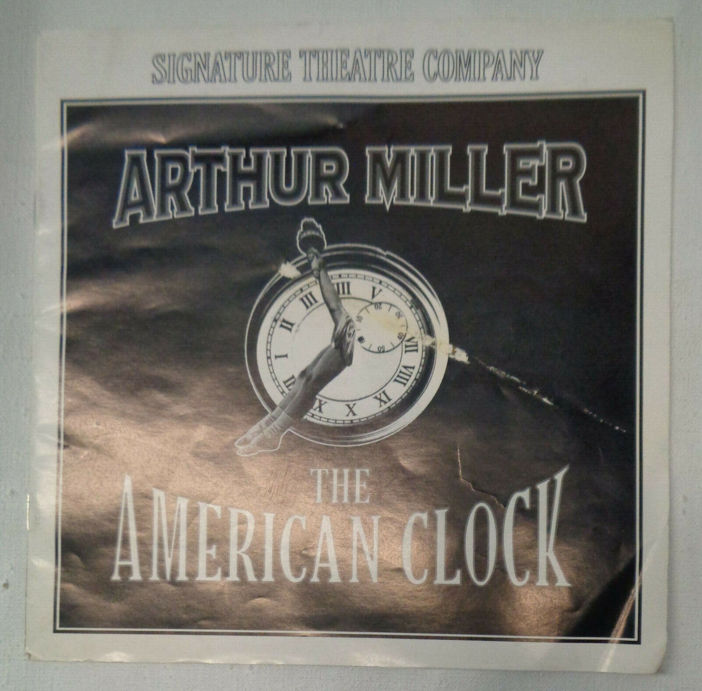 ARTHUR MILLER : THE AMERICAN CLOCK - SOUVENIR PROGRAM - 1997 Signature Theatre