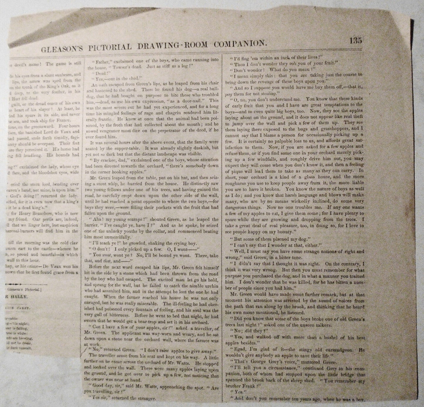 Indian And Snake Exhibition At The Crystal Palace - Gleason's Pictorial, 1853